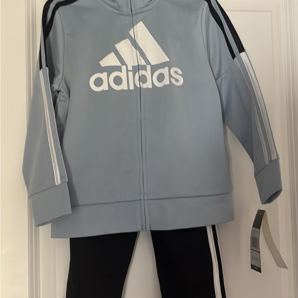adidas Black Tag with White Logo